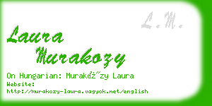 laura murakozy business card